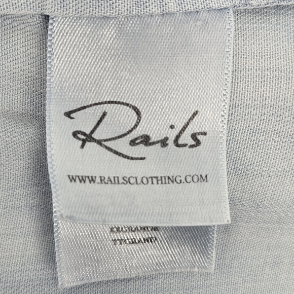 Rails Chambray MIRA Sleeveless Ruffle Hem Top SIZE:XXL - Picture 5 of 7